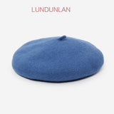 AUTUMN AND WINTER RETRO SOLID COLOR BERET_CWAH1926