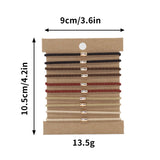 10 PIECE GRADIENT COLOR PALETTE HAIR SCRUNCHIES_CWAHA2717