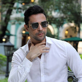 STEAMPUNK SUNGLASSES SQUARE FRAME SUNGLASSES_CWASG0741