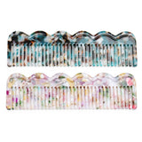 GRADIENT TEETH ACETATE COMB LEOPARD PRINT HAIRCOMB_CWAHA4192