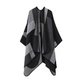 FAUX CASHMERE SHAWL WARM DOUBLE SIDED CLOAK_CWASC2253