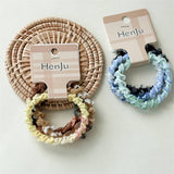 3-Pack Colorful Elastic Hair Ties Lace Edge_Cwaha07519