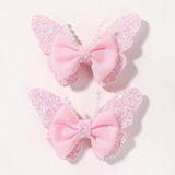 GLITTER BOW HAIR CLIPS SET FOR BABY GIRLS_CWAHA6754