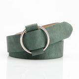 Cwabe0942_Round Buckle Needle-Free Freely Adjustable Belt