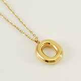 18K GOLD 26 LETTER PENDANT NECKLACE_CWAJE0676