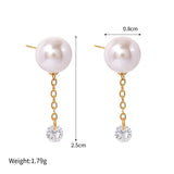 EXQUISITE PEARL ZIRCONIA 18K EARRINGS_CWAHA0906