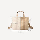 COMMUTER SHOULDER MULTIFUNCTIONAL TOTE BAG_CWAB2447