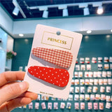 CHILDRENS SOLID COLOR POLKA DOT PLAID HAIRPIN_CWAHA1824