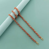 47.24" Jelly Crystal Clear Chain Bags Strap_Cwmm5069