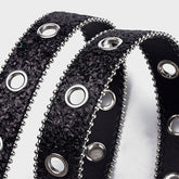 SEQUIN BLING VINTAGE BELT_CWABE0193