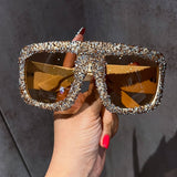 LUXURY RHINESTONE TRENDY LARGE FRAME SUNGLASSES_CWASG0759