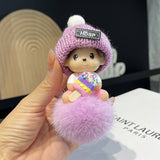 CUTE CARTOON MONCHHICHI CAR KEYCHAIN PENDANT_CWMM2502