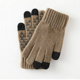 Winter Mens Rubber Touch Screen Gloves_Cwmm1487