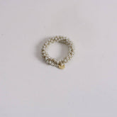 NEW CUTE PEARL HAIR TIE HIGH END ELASTIC BAND_CWAHA6764