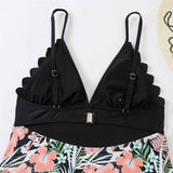 Womens Bikini Tummy Control One Piece Swimsuit