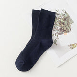 AUTUMN AND WINTER VERTICAL STRIPED CASUAL SOCKS_CWMS0981