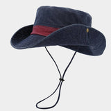 Vintage Wide Brim Jungle Fishing Hat_Cwah3789