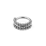 SEAMLESS ZIRCON NOSE RING IN STAINLESS STEEL_CWMM9526