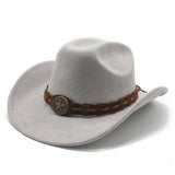 FAUX SUEDE FELT COWBOY HAT MENS CLASSIC FEDORA_CWAH2510