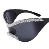 LUXURY RHINESTONE LARGE FRAME CYCLING SUNGLASSES_CWASG0863