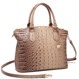 FASHION CROCODILE DESIGN HANDBAG SHELL BAG_CWAB0570