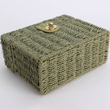 DUAL PURPOSE LEISURE PAPER ROPE WOVEN BAG_CWAB4713