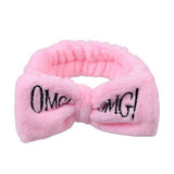 ALPHABET BOW FACE WASH HEADBAND_CWMM0726