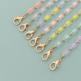 RAINBOW BEAD LONG BEADED CHAIN BAG STRAP_CWMM5114