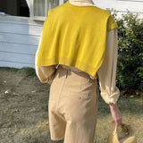 SOLID COLOR KNITTED KNOTTED SHAWL CASUAL COZY _CWASC0757