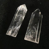 CLEAR QUARTZ CRYSTAL POINT HEX TOWER_CWMM8098