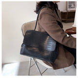 Women Leather Tote Bag Shoulder Bag_Cwab1385
