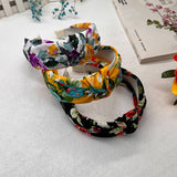 RETRO INK SPLASHED FLOWER HEADBAND_CWAHA2584