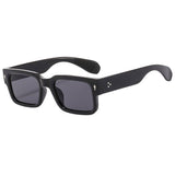 STUDDED SQUARE PC FRAME SUNGLASSES UNISEX_CWASG1156