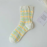 Women Thin Cute Three-Dimensional Flower Socks_Cwms0429