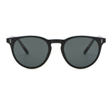 FASHIONABLE FAUX ACETATE ROUND FRAME SUNGLASSES_CWASG0506