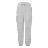 Solid-Color Straight-Leg Wide-Leg Sweatpants