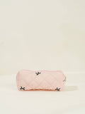 Large-Capacity Set Of Embroidered Bow Handbag