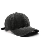 Cwah3207_Personalized Washed Denim Plain Baseball Cap