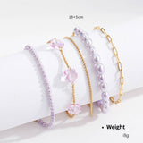 LAVENDER SERIES STACKED PEARL NECKLACE COMBINATION_CWAJE2905