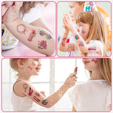 PINK COWBOY GIRL TATTOOS WATERPROOF BACHELORETTE_CWMM8383