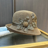 Versatile Knitted Rolled Bowler Bucket Hat_Cwah1210