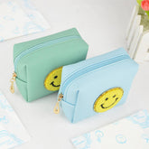 Portable Face Embroidered Sanitary Towel Bag_Cwab1101