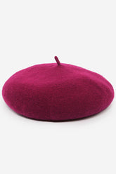 SOLID FUZZY BERET_CWAH0541