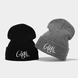 FASHIONABLE LETTER EMBROIDERY CASUAL KNITTED HAT_CWAH2118