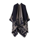Wear Faux Cashmere Cape Scarf Shawl_Cwasc2212