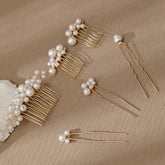 PEARL BRIDAL HAIR ACCESSORIES SIX PIECE SET_CWAHA2781