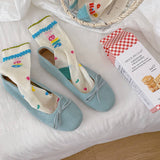 CARTOON BEAR GRAFFITI MESH SOCKS_CWMS0960