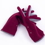 Autumn And Winter Cute Ladies Velvet Gloves_Cwmm1543