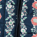 STAND COLLAR FLORAL PRINT LOOSE QUILTED JACKET_CWOJA1560