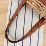 RETRO DAILY LARGE CAPACITY SHOULDER STRAW BAG_CWAB2032